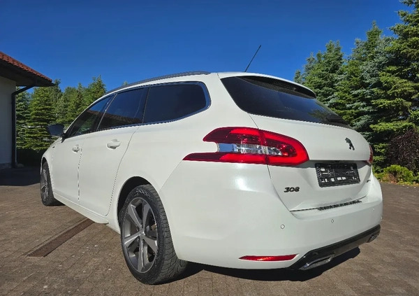 Peugeot 308 cena 48900 przebieg: 144000, rok produkcji 2019 z Rzeszów małe 407